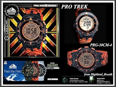CASIO 腕時計 メンズ PRG-300CM プロトレック Amazon.co.jp: CASIO カシオ/PROTREK プロトレック PRG-300CM-7